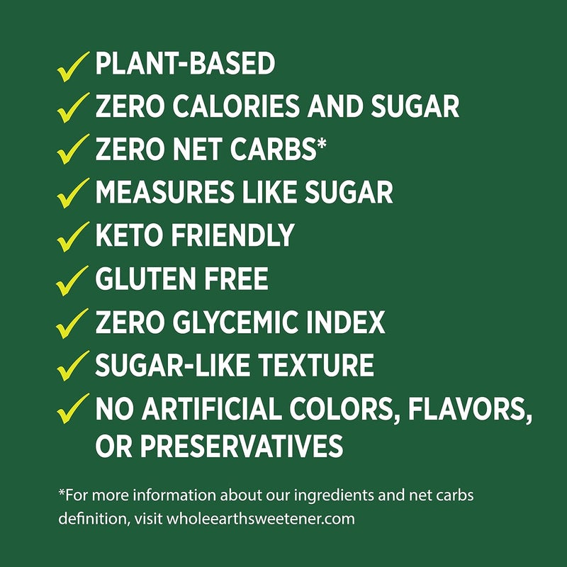 Whole Earth Monk Fruit Sweetener with Erythritol - 12 oz - Image 4